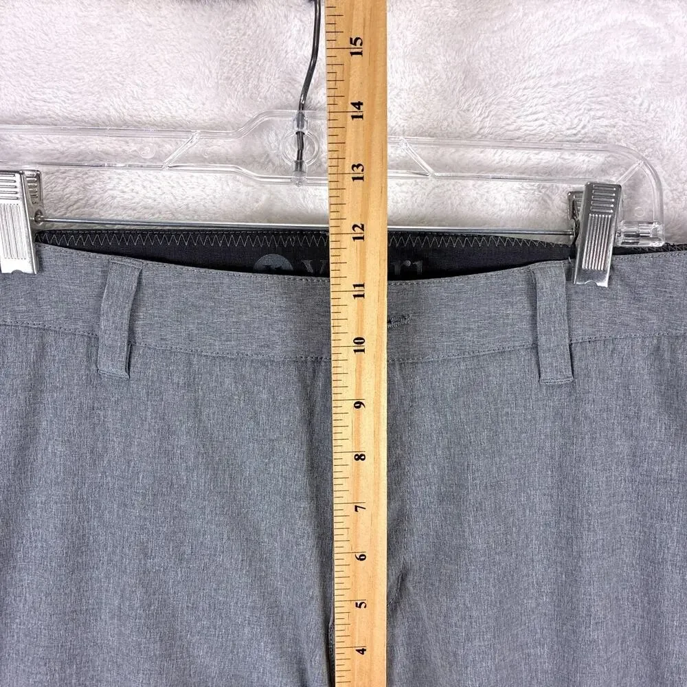 Vuori Pants Mens 32 Gray Aim Chino Performance Preppy Travel Golf Summer